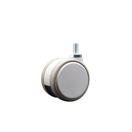 Service Caster 2.375 Inch MRI Safe Caster, 3/8 Inch Threaded Stem SCC-TS02S60-TPR-GRY-381634-MRI